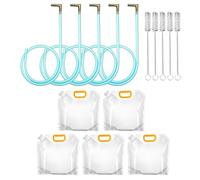 Kit d'entaillage d'érable, Sac de collecte, becs, brosse,Kit d'Extraction avec Chalumeaux pour Érable - pour Production Bio, Récolte à Domicile et au Jardin