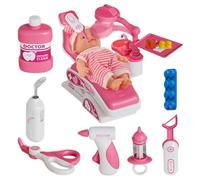 Kit dentista per bambini - Giocattolo educativo di simulazione realistico e divertente per imparare - Gioco medico infantile per l'apprendimento in classe prescolare asilo e attività domestiche