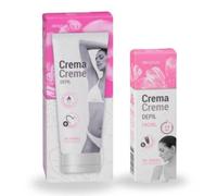 [Kit Depilatorio Pelle Sensibile Corpo e Viso] Creme Depilatorie Viso e Corpo Deliplus + spatola + opuscolo con precauzioni + 1 gel post-depil + 1 guanto