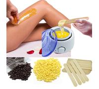 KIT DEPILAZIONE CERA BRASILIANA 1KG + SCALDACERA SCIOGLI CERA + 100 SPATOLE