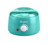 KIT DEPILAZIONE SCALDACERA VASO CERA TITANIO ROSA + ROTOLO STRISCE STRAPPACERA