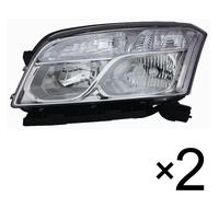 KIT DEPO COPPIA FARI CHEVROLET TRAX 2013 PARABOLA CROMATA