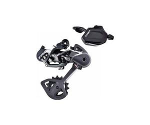 Kit deragliatore posteriore comando cambio trp g spec tr12 nero argento