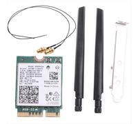 Kit desktop wireless dual band 2.4G/5Ghz 9560NGW 802.11AC M.2 CNVI Scheda Wi-Fi Set di antenne Compatibile con BT 5.0