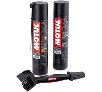 Kit Detergente Lubrificante per Catena C4 400 Ml + C1 400 Ml + Spazzola per La