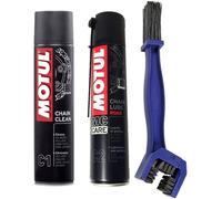 Kit Detergente Lubrificante per Catena Chain Clean C1 + Chain Lube Road C2 + Spa