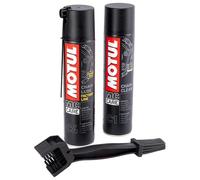 Kit detergente lubrificante per catena Motul C4 400 ml C1 400 ml spazzola per la