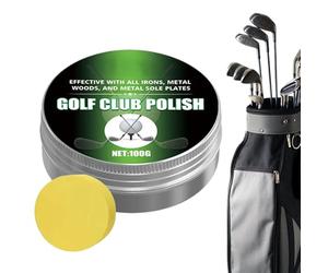 Kit detergente per mazze da golf - Dispositivo di rimozione portatile da 100 g, formula di pasta di lucidante, soluzione per la rimozione di ruggine e appannamento con applicatore in spugna |