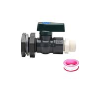 Kit Deviatore per Barile di Pioggia In PVC, Kit Rubinetto per Barile di Pioggia con Valvola per Barile di Pioggia da 3/4 Pollici con Adattatore per