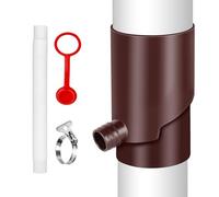 Kit deviatore per barile per pioggia, di raccolta portatile da 200 l, serbatoio resistente ai raggi UV, unità di stoccaggio, collettore d'acqua ecologico per giardino, autolavaggio