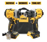 Kit DeWalt DCD805 + DCF850 18V Brushless Trapano Percussione Avvitatore Borsa