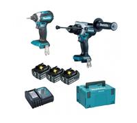 Makita DLX2418TJ Set avvitatori a batteria 18V Brushless a percussione e impulsi