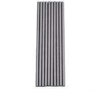 Kit di 10 aste in carburo con gambo dritto, lunghezza 100 mm, per tornio, compatibile con taglierine, perlini, punte da trapano, rubinetti, utensili per fresatura (3 mm)