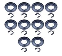 Kit di 10 clip for rondella e pignone frizione adatti for motoseghe Hus 362 365 371 372 385 390 570 575 576 XP.