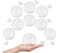 Kit di 10 palline squishy fai da te, con coperchi, con coperchi, per creare il proprio giocattolo antistress per adulti e bambini (4 cm)