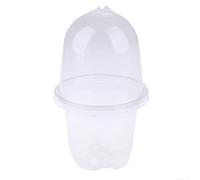 Kit di 10 vasi per vivaio con vassoio a cupola per l'umidità, per coltivare talee e preparare piante per contenitori più grandi