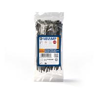 Kit di 100 Fascette plastica nere per cablaggio - Stringicavo professionali 3,6x140 mm, Nylon 6.6, Iper Resistenti alla rottura