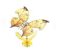 Kit di 100 puzzle in metallo 3D a forma di farfalla, con ali regolabili, fai da te, stile steampunk, con ali regolabili, decorazione artistica creativa da scrivania, regalo per adulti