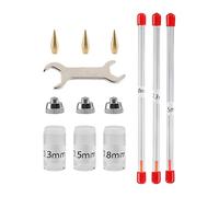 Kit di 11 pezzi di ricambio per aerografo, ricambi per aerografo