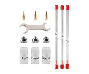 Kit di 11 pezzi di ricambio per aerografo, ricambi per aerografo