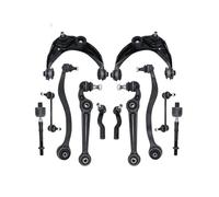 Kit di 12 pezzi di bracci di controllo anteriori superiori e inferiori, barra stabilizzatrice, tiranti, compatibile con Mazda 6 2003 2004 2005 2006 2007 2008