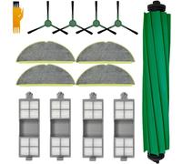 Kit di 14 accessori per aspirapolvere iRobot Roomba 205, 1 spazzola principale, 4 filtri HEPA, 4 panni per mocio, 4 spazzole laterali, 1 strumento di pulizia