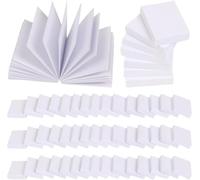 Kit di 150 libri in miniatura per casa delle bambole, mini libri vuoti per accessori da libreria, decorazione, divertente modello casa delle bambole in carta bianca