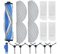 Kit di 16 accessori per Ecovacs per Deebot N2 N20 PLUS per aspirapolvere PRO PLUS, parti di ricambio per aspirapolvere con spazzola principale, spazzole laterali, filtri, panni per mocio, strumento di