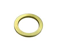 Kit di 16 Rondelle Alzaporta Color Ottone per Porte, Kit Professionale per Regolazione, Sollevamento e Fissaggio Porte, Facili da Installare e Resistenti(Ø 12 mm.)