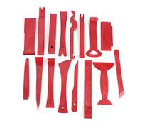 Kit di 16 strumenti per la rimozione di finiture interne dell'auto, resistente al calore, in POM, antigraffio, per cruscotto/CD audio, set per la maggior parte dei veicoli