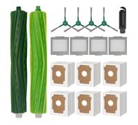 Kit di 17 accessori per aspirapolvere iRobot roomba max 705 vac/Plus 504 Vac, parti di ricambio con 6 sacchetti per la polvere, 4 filtri, 4 spazzole laterali, 2 spazzole principali, 1 strumento di
