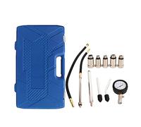 Kit di 17 pezzi per la misurazione della compressione dei cilindri, manometro universale per motori con display digitale da 0 a 300 PSI, include adattatori M10-M18 per motori a