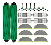 Kit di 18 accessori per aspirapolvere iRobot Roomba 205, 2 spazzole principali, 4 filtri HEPA, 6 panni per mocio, 6 spazzole laterali