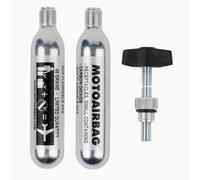 Kit di 2 Bombole CO2 di Ricarica Motoairbag MAB D4218