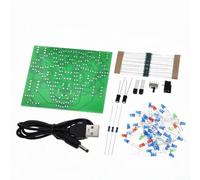 Kit di 2 campanelli a vento oscillanti a LED, DC 3-5 V, modulo elettronico fai da te con movimento oscillante regolabile, pratico circuito di apprendimento, bellissimo ornamento per la casa e la