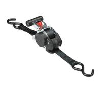 Master Lock 3238EURDAT Cinghie di Fissaggio con Moschettone, Nero, Set di 2, 3 m x 25 mm