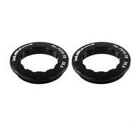 Kit di 2 copriruota per cassetta bicicletta, in lega di alluminio 7075, per cassette 11T, design leggero, colore nero