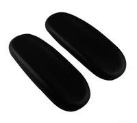 Kit di 2 cuscinetti in poliuretano per braccioli per sedia da ufficio, configurazione destra e sinistra, compatibile con la maggior parte dei supporti fissi e regolabili