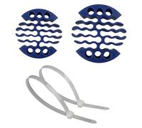 Kit di 2 fasci di cavi di rete con elementi di fissaggio per reti compatte per l'organizzazione dei cavi, strumento di gestione dei cavi, kit con elementi di fissaggio