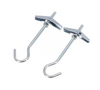 Kit di 2 ganci per appendere al soffitto, piante, lanterne, campanelli eolici, cesti e decorazioni per feste su pannelli di legno o pareti cave