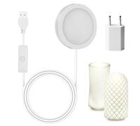 Kit di 2 lampadine a LED per stampante 3D: WIYETY, accessori per stampante 3D, kit creativo fai da te, con adattatore USB, per Lab A1/A1mini/P1S/P1P/X1C, luce a tre colori 3 W