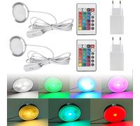 Kit di 2 lampadine a LED per stampanti 3D Lab A1/A1mini/P1S/P1P/X1C, accessori per stampanti 3D, kit creativo a LED con adattatore USB, componenti per stampanti 3D, luce RGB, 16 tipi di luci