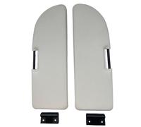 Kit di 2 pantine parasole alette para sole bianchi e cerniere per FIAT 500 epoca