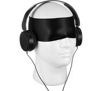 Kit di 2 pezzi con cuffie cablate pieghevoli e benda per gli occhi, dispositivo di indagine e caccia