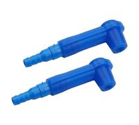 Kit di 2 prese di spurgo dei freni blu, in gomma e ABS, per un cambio dell'olio efficiente, portatile, professionale, utensili manuali automobilistici con vestibilità senza cuciture per un facile