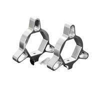 Kit di 2 regolatori di precarico for sospensioni forcella anteriori in alluminio CNC universale for moto, esagonali, anodizzati, 14/17/19/22 mm
