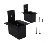 Kit di 2 staffe per pergola con viti e supporto angolare per una maggiore stabilità in pergole in legno all'aperto e strutture correlate