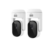 Kit di 2 telecamere di sorveglianza per esterni Arlo Essential 3 2K PTZ Bianco - Nouvo