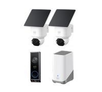 Kit di 2 telecamere eufy Security SoloCam E42 (HomeBase S380)+Videocitofono E340