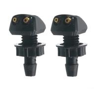 Kit di 2 ugelli per lavavetri per auto, getto spray regolabile in ABS per prestazioni affidabili in varie condizioni meteorologiche e di guida